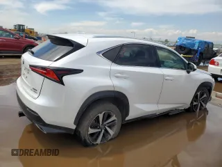 2021 Lexus NX 300 with VIN JTJGARDZ9M5025056, listed as a Copart auction lot 56345215 with 45,476 mi miles and Salvage title. Bid and sale history available at DreamBid. Image 3.