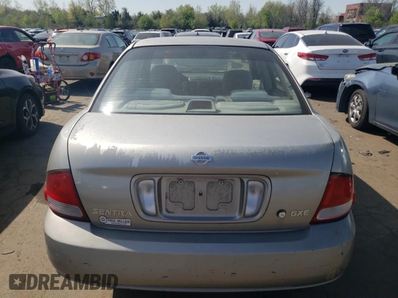 2002 Nissan Sentra GXE z VIN 3N1CB51D72L597758, wystawiony jako Copart lot #60155975 z przebiegiem 95 922 mil mil oraz Nie do naprawy • Non repairable. Historia ofert i sprzedaży dostępna na DreamBid. Obrazek 6.