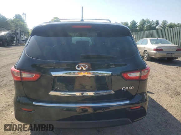 2015 Infiniti QX60 with VIN 5N1AL0MM6FC541632, listed as a Copart auction lot 62077105 with 123,164 mi miles and Salvage title. Bid and sale history available at DreamBid. Image 6.