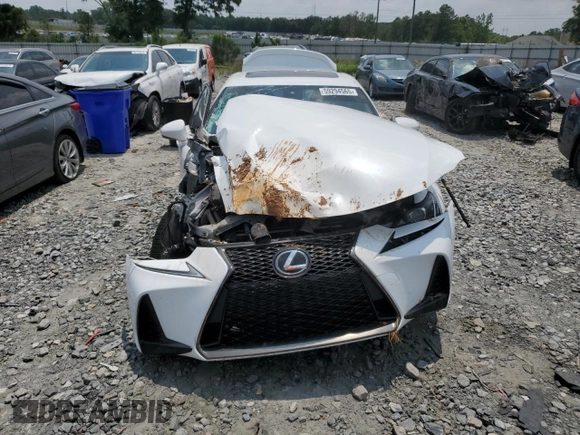 2017 Lexus IS 200t with VIN JTHBA1D25H5052504, listed as a Copart auction lot 59294565 with Not provided miles and Salvage title. Bid and sale history available at DreamBid. Image 5.