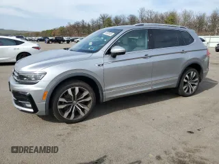 2019 Volkswagen Tiguan SEL Premium with VIN 3VV4B7AX6KM102565, listed as a Copart auction lot 54033695 with 45,886 mi miles and Salvage Title. Bid and sale history available at DreamBid. Image 1.