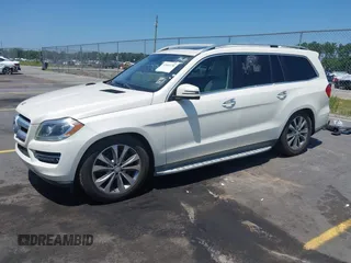 2014 Mercedes-Benz GL 450 with VIN 4JGDF7CE4EA348588, listed as a IAAI auction lot 42601136 with 129,166 mi miles and . Bid and sale history available at DreamBid. Image 18.
