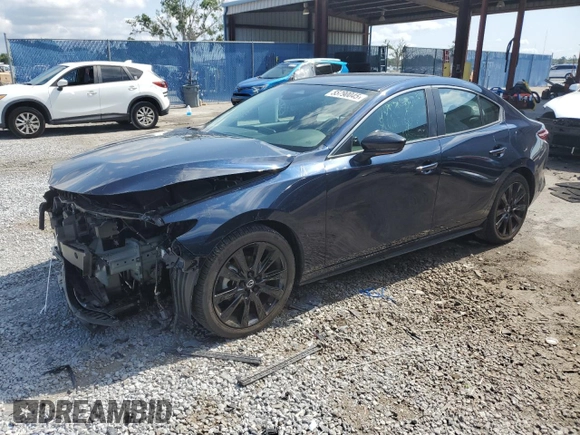 2024 Mazda 3 S Select Sport with VIN 3MZBPABM4RM420488, listed as a Copart auction lot 55790045 with 12,880 mi miles and Salvage Title. Bid and sale history available at DreamBid. Image 1.