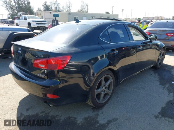 2007 Lexus IS 250 with VIN JTHBK262672056822, listed as a IAAI auction lot 42014362 with 125,375 mi miles and . Bid and sale history available at DreamBid. Image 4.