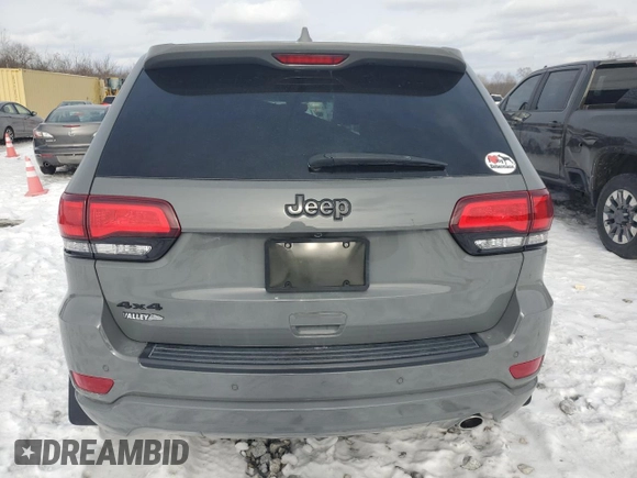 2022 Jeep Grand Cherokee WK Laredo X with VIN 1C4RJFAG0NC112452, listed as a Copart auction lot 42294815 with 34,787 mi miles and Salvage Title. Bid and sale history available at carsss.com. Image 6.