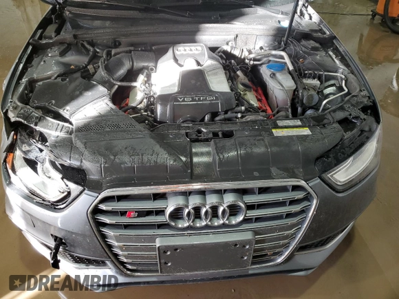 2013 Audi S4 Premium Plus with VIN WAUDGAFL0DA124271, listed as a Copart auction lot 76506834 with 141,549 mi miles and Salvage Title. Bid and sale history available at carsss.com. Image 11.