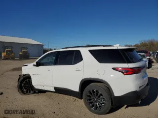 2022 Chevrolet Traverse RS with VIN 1GNEVJKW4NJ188724, listed as a Copart auction lot 80126094 with 46,791 mi miles and Salvage Title. Bid and sale history available at carsss.com. Image 2.