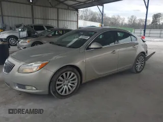 2011 Buick Regal CXL RL1 with VIN W04GN5EC7B1112799, listed as a Copart auction lot 46500085 with 204,960 mi miles and Salvage Title. Bid and sale history available at carsss.com. Image 1.