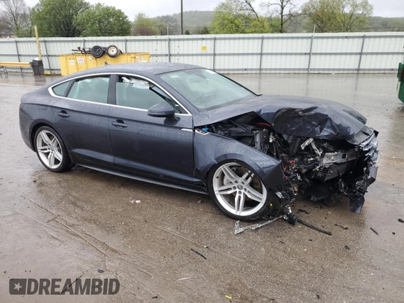 2018 Audi A5 Sportback Prestige with VIN WAUFNCF56JA070367, listed as a Copart auction lot 50656084 with Not Provided miles and . Bid and sale history available at DreamBid. Image 4.