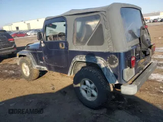 2001 Jeep Wrangler SE with VIN 1J4FA29P11P322524, listed as a Copart auction lot 42051475 with 281,929 mi miles and Clean Title. Bid and sale history available at carsss.com. Image 2.