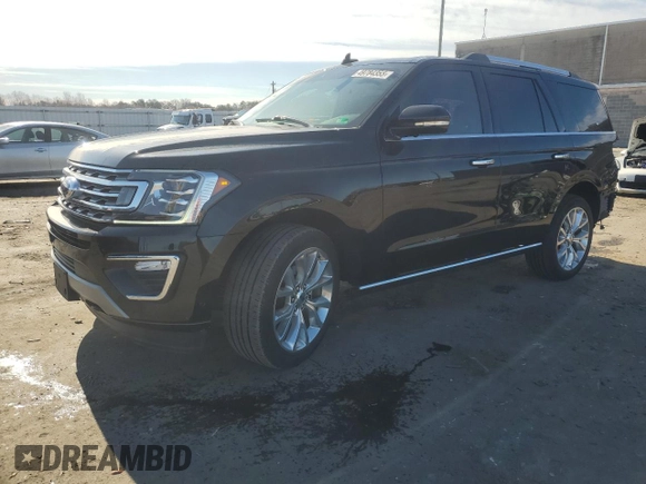 2019 Ford Expedition Limited with VIN 1FMJU2AT5KEA80135, listed as a Copart auction lot 49784355 with 34,153 mi miles and Salvage title. Bid and sale history available at DreamBid. Image 1.
