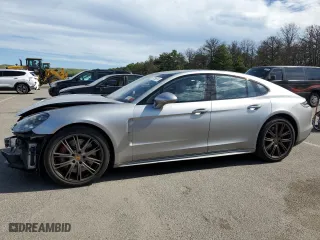 2018 Porsche Panamera Turbo with VIN WP0AF2A76JL141133, listed as a Copart auction lot 57735874 with 57,960 mi miles and Non Repairable. Bid and sale history available at carsss.com. Image 1.