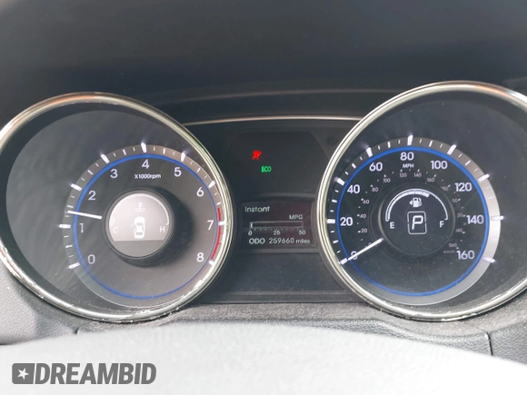 2012 Hyundai Sonata GLS with VIN 5NPEB4AC8CH325972, listed as a IAAI auction lot 42074980 with 259,660 mi miles and . Bid and sale history available at DreamBid. Image 7.