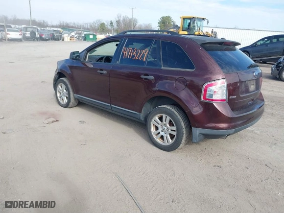 2009 Ford Edge SE with VIN 2FMDK36C59BA82622, listed as a IAAI auction lot 41713229 with 163,259 mi miles. Bid and sale history available at carsss.com. Image 3.