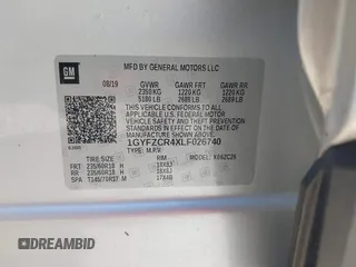 2020 Cadillac XT4 FWD Premium Luxury с VIN 1GYFZCR4XLF026740, выставлен на аукционе IAAI как лот 42514360 с пробегом 69 806 миль миль и . История ставок и продаж доступна на DreamBid. Изображение 9.