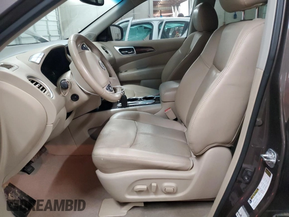 2015 Nissan Pathfinder S with VIN 5N1AR2MN2FC688193, listed as a Copart auction lot 56907995 with 112,624 mi miles and Salvage title. Bid and sale history available at DreamBid. Image 7.