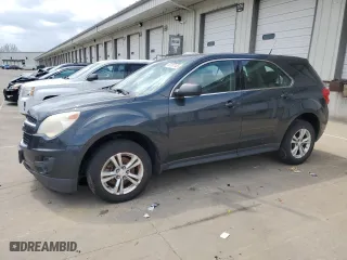2012 Chevrolet Equinox LS with VIN 2GNALBEK8C1255187, listed as a Copart auction lot 53187145 with 185,711 mi miles and Clean Title. Bid and sale history available at carsss.com. Image 1.