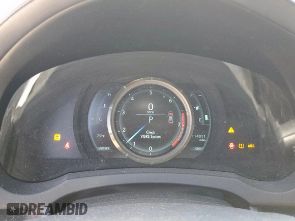 2015 Lexus IS 350 with VIN JTHBE1D27F5017920, listed as a Copart auction lot 52095265 with 114,011 mi miles and Salvage title. Bid and sale history available at DreamBid. Image 9.