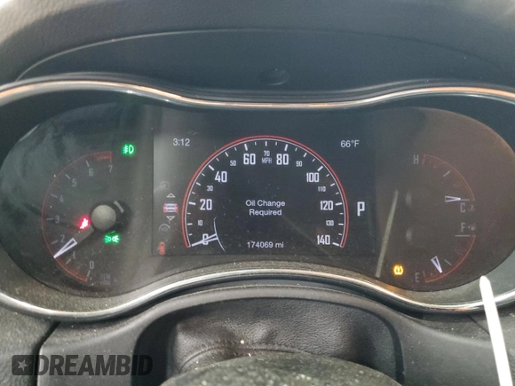 2017 Dodge Durango GT with VIN 1C4RDJDG7HC703890, listed as a Copart auction lot 50822145 with 174,069 mi miles and Salvage Title. Bid and sale history available at carsss.com. Image 9.