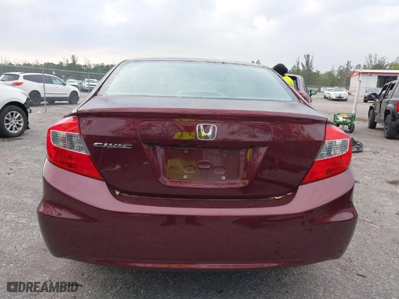 2012 Honda Civic Sdn EX-L with VIN 19XFB2F93CE066804, listed as a IAAI auction lot 41869172 with 59,700 mi miles. Bid and sale history available at carsss.com. Image 17.