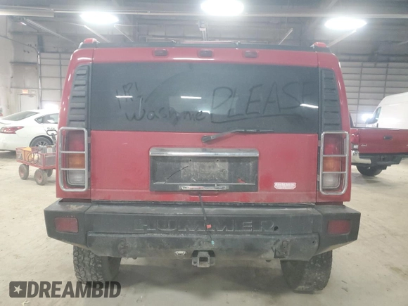 2004 Hummer H2 with VIN 5GRGN23U74H116568, listed as a Copart auction lot 81296154 with 146,517 mi miles and Salvage Title. Bid and sale history available at carsss.com. Image 6.