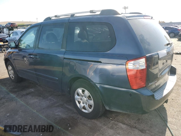 2008 Kia Sedona LX with VIN KNDMB233286198845, listed as a Copart auction lot 65081444 with 96,161 mi miles and Salvage Title. Bid and sale history available at carsss.com. Image 2.