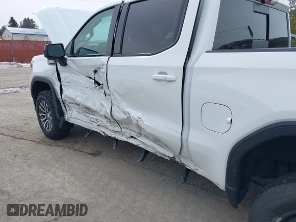 2021 GMC Sierra 1500 AT4 with VIN 1GTP9EED9MZ254983, listed as a IAAI auction lot 41617553 with 49,098 mi miles. Bid and sale history available at carsss.com. Image 6.