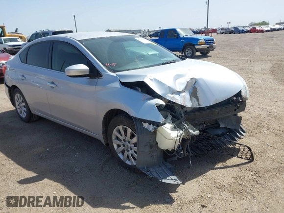 2016 Nissan Sentra S with VIN 3N1AB7AP2GY272202, listed as a IAAI auction lot 41735127 with 111,961 mi miles. Bid and sale history available at carsss.com. Image 1.
