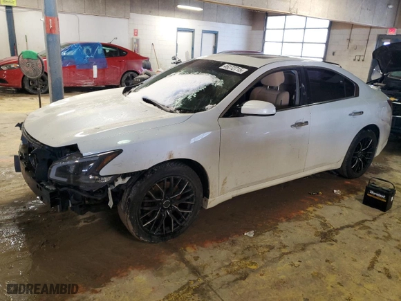 2009 Nissan Maxima 3.5 S with VIN 1N4AA51E09C824896, listed as a Copart auction lot 46272715 with 0 mi miles and Salvage Title. Bid and sale history available at carsss.com. Image 1.