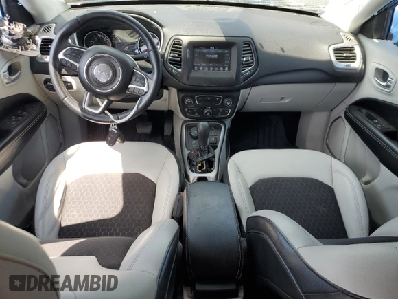 2018 Jeep Compass Latitude with VIN 3C4NJDBB9JT150296, listed as a Copart auction lot 51248845 with 44,565 mi miles and Salvage Title. Bid and sale history available at carsss.com. Image 8.