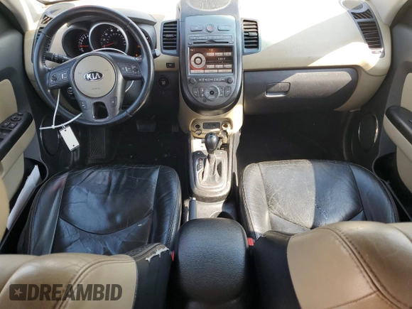 2013 Kia Soul + with VIN KNDJT2A66D7496977, listed as a Copart auction lot 52179645 with 161,440 mi miles and Salvage Title. Bid and sale history available at DreamBid. Image 8.