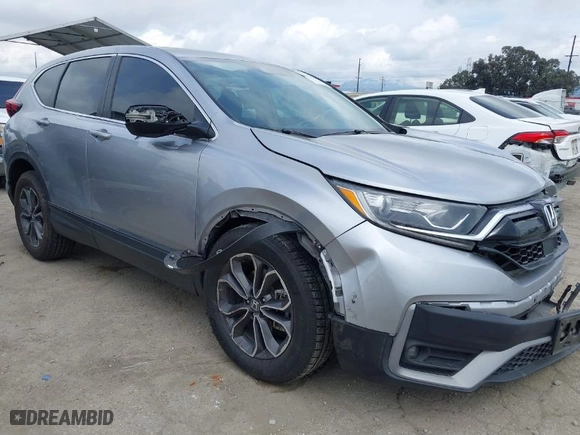 2022 Honda CR-V EX with VIN 2HKRW1H5XNH408866, listed as a IAAI auction lot 41922665 with 61,292 mi miles. Bid and sale history available at carsss.com. Image 1.