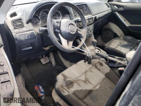 2013 Mazda CX-5 Touring with VIN JM3KE4CE7D0126460, listed as a Copart auction lot 46730785 with 0 mi miles and Salvage Title. Bid and sale history available at carsss.com. Image 8.
