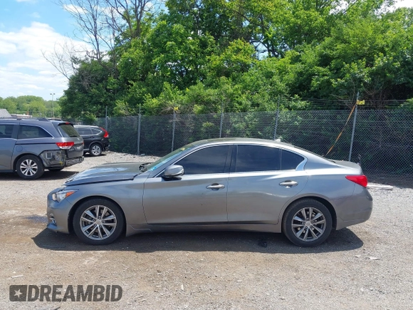 2014 Infiniti Q50 Premium with VIN JN1BV7AR5EM684966, listed as a IAAI auction lot 42306878 with 166,800 mi miles and . Bid and sale history available at DreamBid. Image 14.