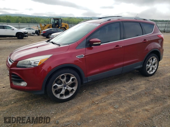 2013 Ford Escape Titanium z VIN 1FMCU0J90DUD10528, wystawiony jako Copart lot #56961685 z przebiegiem 148 082 mil mil oraz Tytuł czysty. Historia ofert i sprzedaży dostępna na DreamBid. Obrazek 1.