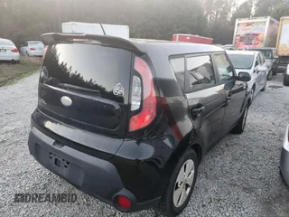 2014 Kia Soul with VIN KNDJN2A23E7734941, listed as a IAAI auction lot 41617107 with 1 mi miles. Bid and sale history available at carsss.com. Image 4.
