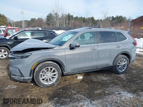 2025 Honda CR-V EX-L with VIN 2HKRS4H78SH451631, listed as a IAAI auction lot 41403100 with 2,030 mi miles and . Bid and sale history available at DreamBid. Image 14.
