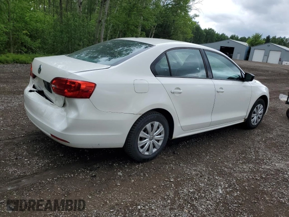 2013 Volkswagen Jetta S with VIN 3VW2K7AJ4DM377451, listed as a Copart auction lot 61643045 with 183,198 mi miles and Salvage title. Bid and sale history available at DreamBid. Image 3.