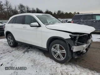 2022 Mercedes-Benz GLC 300 with VIN W1N0G8EB5NG077524, listed as a Copart auction lot 88498905 with 18,099 mi miles and Salvage title. Bid and sale history available at DreamBid. Image 4.