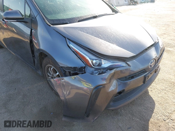 2022 Toyota Prius L Eco with VIN JTDKAMFUXN3188930, listed as a IAAI auction lot 42275661 with 116,934 mi miles and . Bid and sale history available at DreamBid. Image 6.