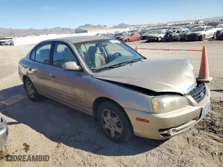2006 Hyundai Elantra GLS with VIN KMHDN46D36U283138, listed as a Copart auction lot 46847595 with 110,521 mi miles and Salvage Title. Bid and sale history available at carsss.com. Image 4.