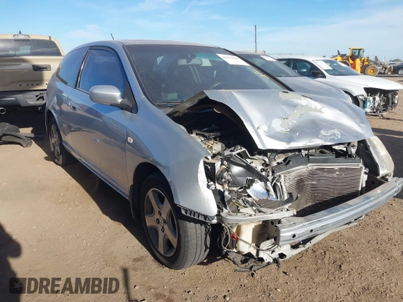 2002 Honda Civic Si with VIN SHHEP33522U304783, listed as a IAAI auction lot 40951604 with 201,101 mi miles and . Bid and sale history available at DreamBid. Image 1.