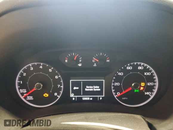 2018 GMC Terrain SLE with VIN 3GKALTEXXJL123185, listed as a Copart auction lot 45950595 with 120,635 mi miles and Salvage Title. Bid and sale history available at carsss.com. Image 9.