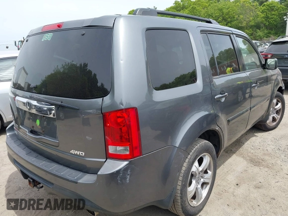 2012 Honda Pilot EX-L with VIN 5FNYF4H52CB081078, listed as a IAAI auction lot 42340966 with 223,319 mi miles and . Bid and sale history available at DreamBid. Image 4.