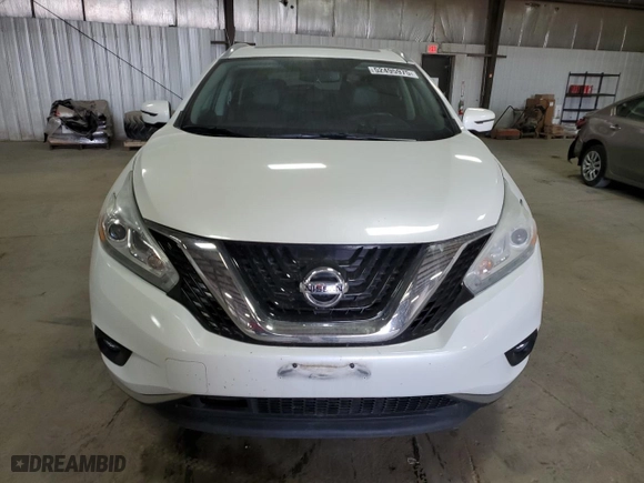 2017 Nissan Murano SL with VIN 5N1AZ2MH6HN194517, listed as a Copart auction lot 52495975 with 78,046 mi miles and Salvage Title. Bid and sale history available at carsss.com. Image 5.