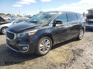 2015 Kia Sedona SX-L with VIN KNDME5C15F6036244, listed as a Copart auction lot 72794344 with 189,331 mi miles and Salvage Title. Bid and sale history available at carsss.com. Image 1.
