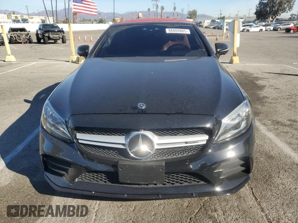 2020 Mercedes-Benz C with VIN W1KWK6EB9LF995290, listed as a Copart auction lot 88809885 with 55,173 mi miles and Salvage Title. Bid and sale history available at DreamBid. Image 5.