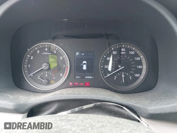 2017 Hyundai Tucson SE with VIN KM8J3CA47HU522428, listed as a IAAI auction lot 41985111 with 86,890 mi miles. Bid and sale history available at carsss.com. Image 7.