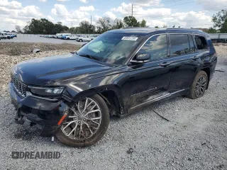 2023 Jeep Grand Cherokee Summit Reserve with VIN 1C4RJKEG5P8853916, listed as a Copart auction lot 52691735 with 18,899 mi miles and Salvage title. Bid and sale history available at DreamBid. Image 1.