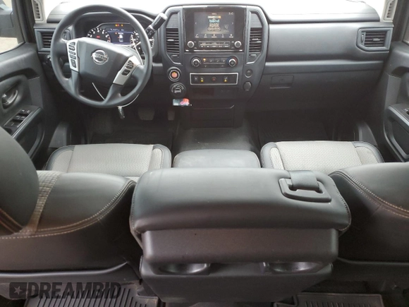 2020 Nissan Titan S with VIN 1N6AA1EC5LN510116, listed as a Copart auction lot 49170515 with 55,362 mi miles and Salvage title. Bid and sale history available at DreamBid. Image 8.